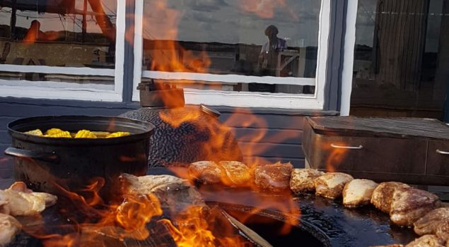 Team on Fire: Winterbarbecue in je eigen paviljoen