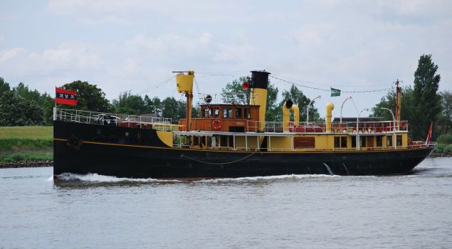 Varen en dineren op voormalig stoomschip