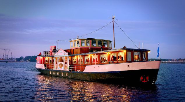 De echte Amsterdamse Feestboot mét diner