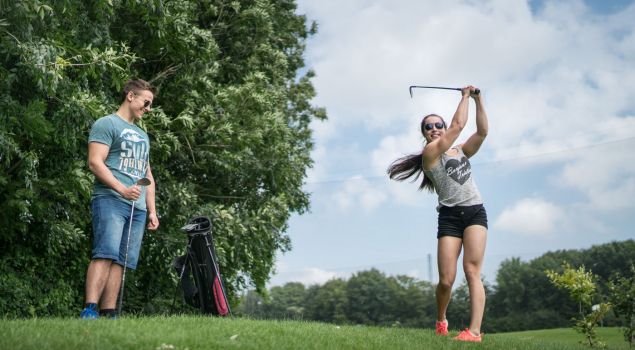 Short Golf met Limburgs ontvangst