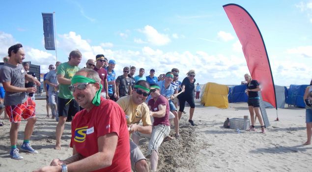 Teambuilding op het strand naar keuze incl. BBQ