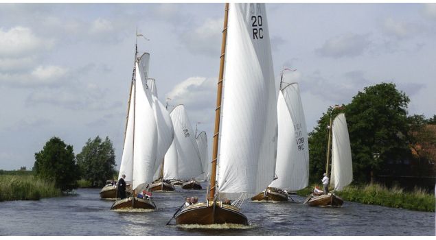 Zeilen met Oud Hout