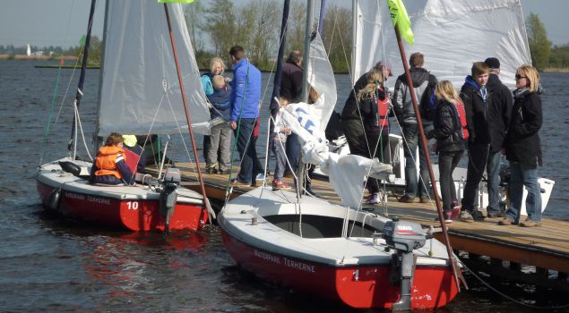 Teamuitje Zeilen in Friesland