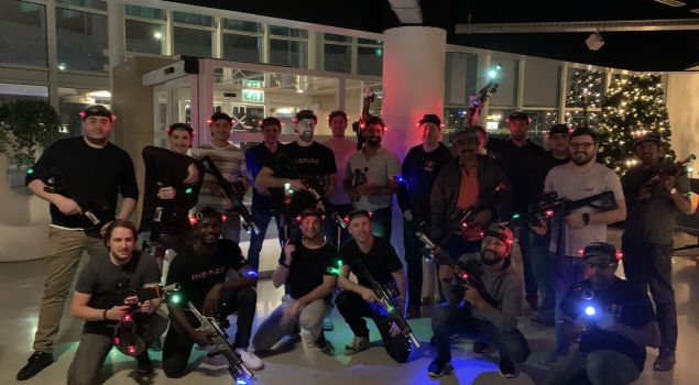 Operation Lasergame op locatie