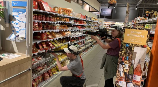 Operation Lasergame op locatie