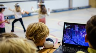 VR-Arena met verschillende teambuilding games!