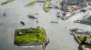 Fort Discovery op een eiland?