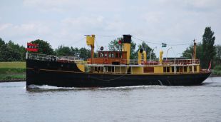 Varen en dineren op voormalig stoomschip