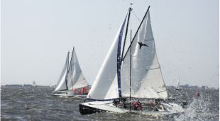 Teamuitje Zeilen in Friesland